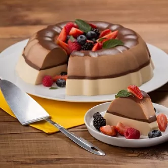 gelatina de chocolate