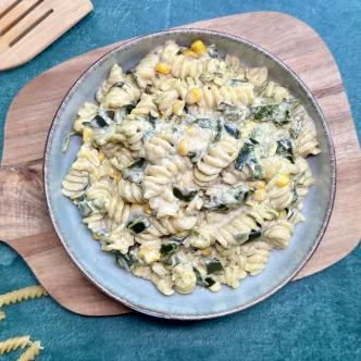 Pasta Poblana Cremosa