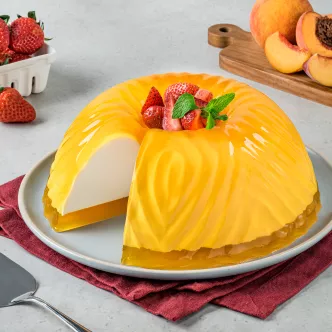 Gelatina de melocotón