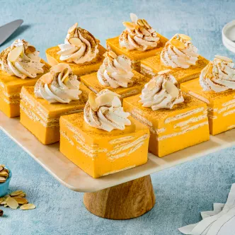 Charlotte con especias de calabaza