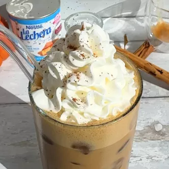 Iced Spanish Pumpkin Latte