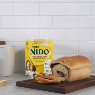 NIDO Milk Chocolate Swirl Bread