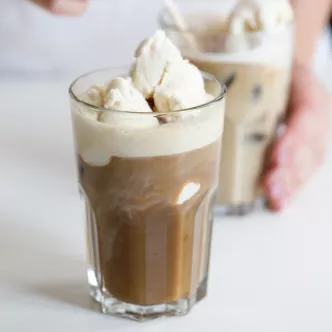 Coffee Ice Cream Floats