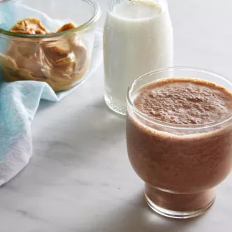 Abuelita and Peanut Butter Smoothie
