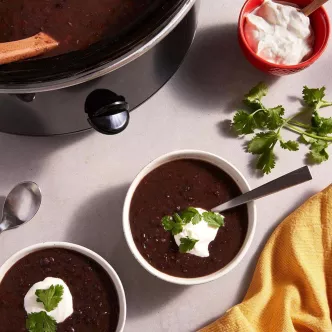 Slow Cooker Black Bean Soup