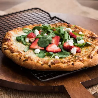 Strawberry Arugula Pizza