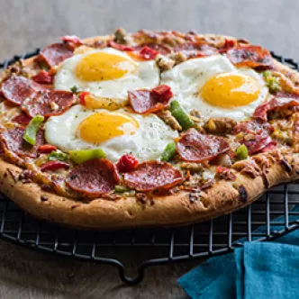 Sunny Side Up Pizza