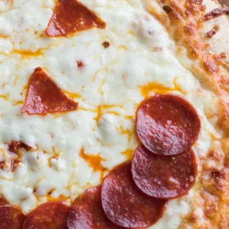 Jack-O-Lantern Pizza
