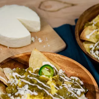 Verde Scrambled Egg Chilaquiles