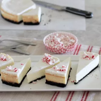 Peppermint Mocha Cheesecake