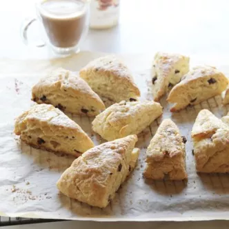 Hazelnut Cream Scones