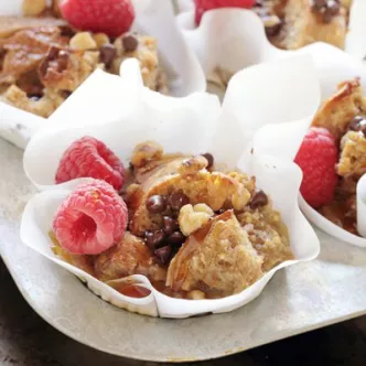 French Toast Chocolate Chip Cups