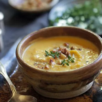 Hazelnut Butternut Squash Soup