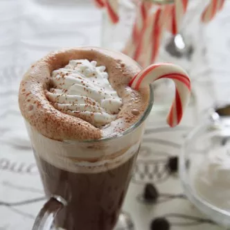 Moca con Menta Caliente