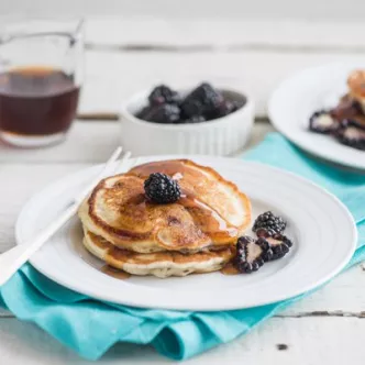 Panqueques de Vainilla y Moras
