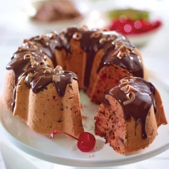 Chocolate Cherry Bundt Cake