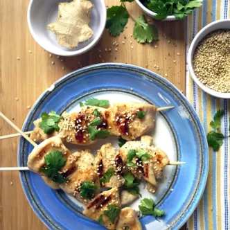 Skewered Sesame Chicken