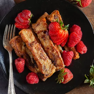 Crunchy French Toast Sticks
