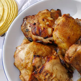 Pollo en Adobo de Naranja Mandarina