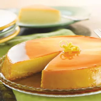 Lemon Coconut Flan