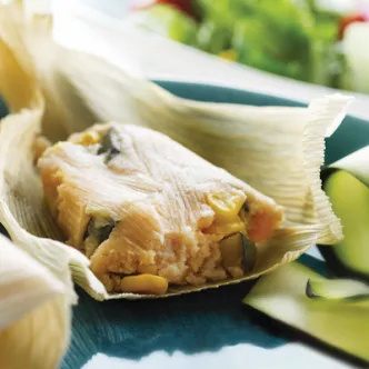 Zucchini & Corn Tamales