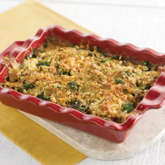 Spicy Broccoli and Mushroom Casserole