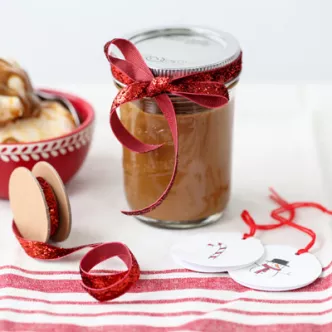 Salsa de Dulce de Leche y Avellanas