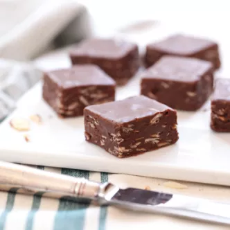Fudge Picante con Almendras