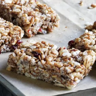 Barras de Desayuno Sin Hornear