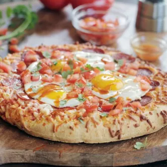 Pizza de Huevos Rancheros
