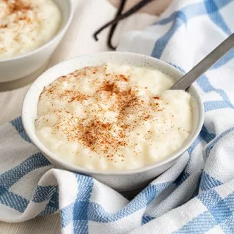 Lactose-Free Vanilla Bean Rice Pudding