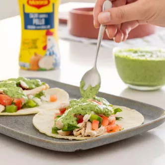 Cilantro Chicken Tacos