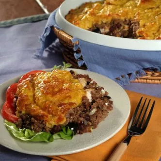 Pastel de Choclo con Res y Pollo