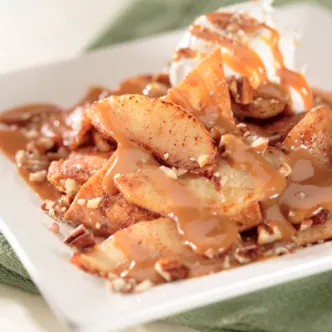 Apple Chilaquiles with Dulce de Leche