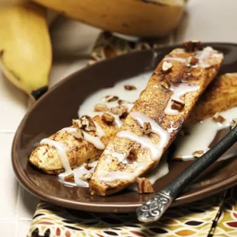 Plátanos Machos con Nuez y La Lechera