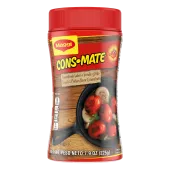 Vista frontal centrada de envase de Concentrado Cons-mate sabor Tomato and Chicken de Maggi con PESO NETO 7.9 oz (225 g).